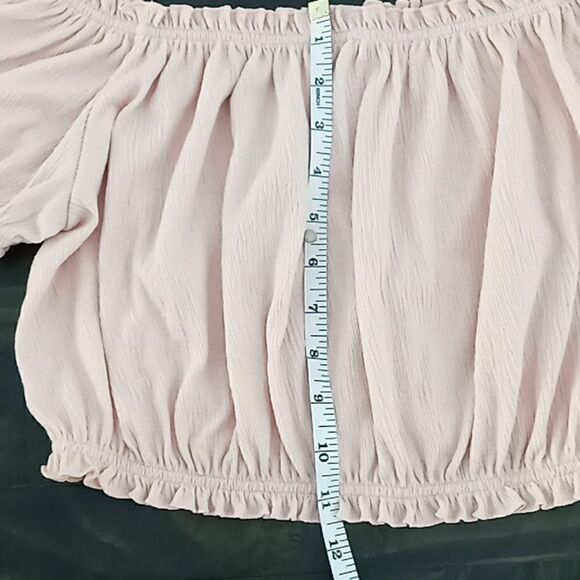 H & M pink crop top size medium - Picture 7 of 8